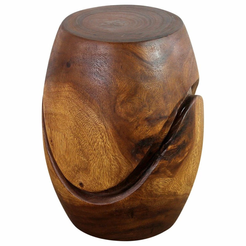 Kammika Import Export Co., Ltd (Thailand) Haussmann Wood Barrel Puzzle Stand 14Dx18 In H (10 In Flats) Walnut Oil 7 Kammika Import Export Co., Ltd (Thailand) Haussmann Wood Barrel Puzzle Stand 14Dx18 In H (10 In Flats) Walnut Oil - Image 5