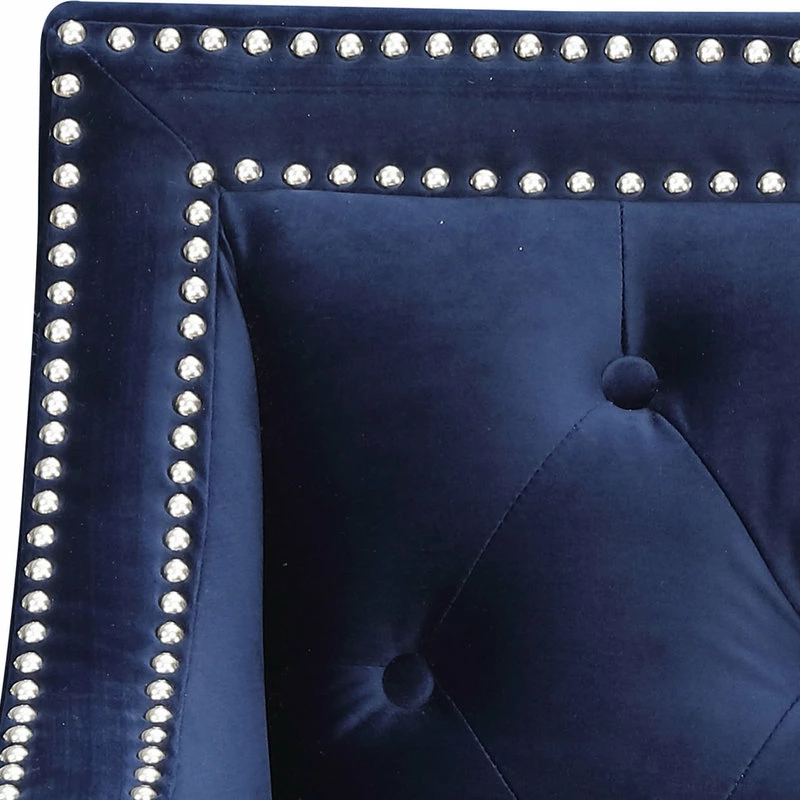 Picket House Teagan Accent Chair, Navy 7 Picket House Teagan Accent Chair, Navy - Image 5