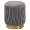Duhome Elegant Lifestyle Round Pleated Golden Base Velvet Ottoman, Grey 1 Duhome Elegant Lifestyle Round Pleated Golden Base Velvet Ottoman, Grey -GDF sofa Shop 1bb1d6f600473305 1427 w800 h800 b1 p0