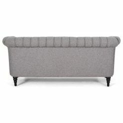GDFStudio Edgar Traditional Chesterfield Sofa With Tufted Cushions, Gray, Black -GDF sofa Shop 1c217ad201dceac0 8264 w800 h800 b1 p0