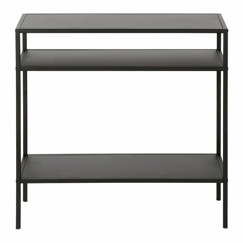 Henn&Hart 24" Blackened Bronze Metal Side Table 5 Henn&Hart 24" Blackened Bronze Metal Side Table - Image 3