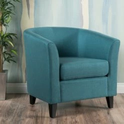 GDFStudio GDF Studio Prescott Tub Design Club Chair, Dark Teal Fabric -GDF sofa Shop 1d3128b60f906937 5607 w800 h800 b0 p0