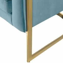 Meridian Furniture Carter Velvet Accent Chair, Aqua -GDF sofa Shop 1e11c43c0f466e1a 1559 w800 h800 b0 p0