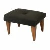 Concept Designs, LLC Tufted Suede Footstool, Black -GDF sofa Shop 1e31fdcb096e296e 2599 w800 h800 b1 p0