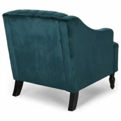 GDFStudio Candice Glam Velvet Club Chair, Teal/Dark Brown -GDF sofa Shop 1e41155701d7f5f3 3445 w800 h800 b1 p0