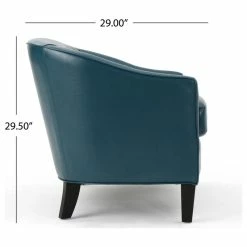 GDFStudio GDF Studio Isolde Modern Petite Loveseat, Teal Leather -GDF sofa Shop 1fc18fb901c525c8 3959 w800 h800 b1 p0