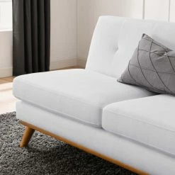 LexMod Engage Right-Arm Upholstered Fabric Loveseat, White -GDF sofa Shop 20f1f6560139544c 1666 w800 h800 b0 p0