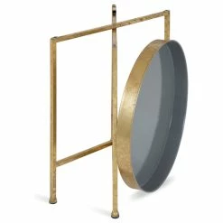 Uniek Celia Round Metal Side Table, Gold Gray -GDF sofa Shop 22c155420c6b28e1 9308 w800 h800 b1 p0