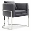 Meridian Furniture Pippa Velvet Accent Chair, Gray -GDF sofa Shop 23f1b52802740bc4 2652 w800 h800 b1 p0
