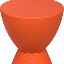 LeisureMod Modern Round Boyd Side Table, Orange, BS12OR -GDF sofa Shop 2441feed089e4d26 1122 w800 h800 b0 p0