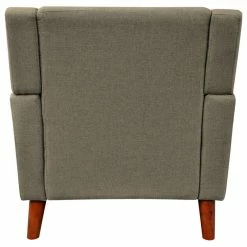 GDFStudio GDF Studio Evelyn Mid Century Modern Fabric Arm Chair, Mocha/Walnut -GDF sofa Shop 24717d03019cb158 8226 w800 h800 b1 p0