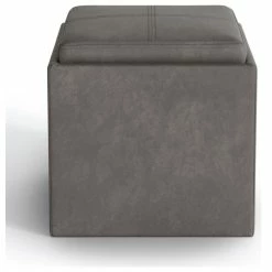 Simpli Home Ltd. Rockwood Cube Storage Ottoman With Tray -GDF sofa Shop 2551c5840d9f6104 7381 w800 h800 b1 p0