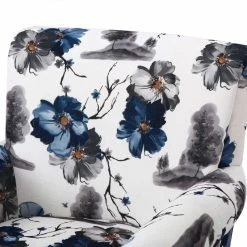 GDFStudio GDF Studio Manon Blue & White Floral Print Fabric Club Chair -GDF sofa Shop 2581a4e6036c608c 0985 w800 h800 b0 p0