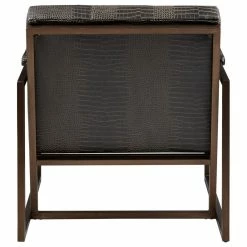 Olliix INK+IVY Waldorf Mid-Century Modern Accent Chair, Faux Leather Snakeskin Brown -GDF sofa Shop 25916f080e705df9 7455 w800 h800 b1 p0