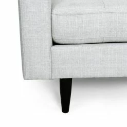 GDFStudio Darcy Contemporary Tufted Fabric 3 Seater Sofa, Light Gray/Dark Brown -GDF sofa Shop 25c167170f9066a0 1796 w800 h800 b0 p0