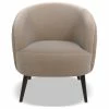 Jennifer Taylor Home London Ruched Barrel Accent Chair, Mink Beige Velvet -GDF sofa Shop 25f11c9f0d8cf696 3593 w800 h800 b1 p0