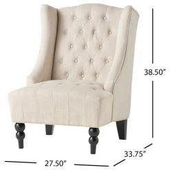 GDFStudio GDF Studio Clarice Tall Wingback Tufted Fabric Accent Chair, Light Beige 15 GDFStudio GDF Studio Clarice Tall Wingback Tufted Fabric Accent Chair, Light Beige -GDF sofa Shop 2641a2d9023936a1 8316 w800 h800 b1 p0