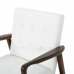 GDFStudio GDF Studio Callisto Mid Century Modern Fabric Club Chair, White -GDF sofa Shop 26a1ac7401b80316 4876 w800 h800 b0 p0
