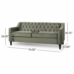 GDFStudio Jameer Modern Glam Tufted Velvet 3 Seater Sofa -GDF sofa Shop 271129460fc68539 7791 w800 h800 b1 p0