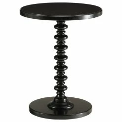 Acme Furniture Acton Side Table, Black