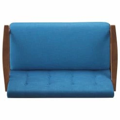 GDFStudio GDF Studio Buda Mid-Century Modern Settee, Navy Blue/Brown -GDF sofa Shop 2791a8d201e13954 0559 w800 h800 b1 p0