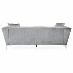 GDFStudio Fisher Glam 3-Seater Velvet Sofa, Smoke Gray/Silver -GDF sofa Shop 27a17c080f9072da 5337 w800 h800 b1 p0