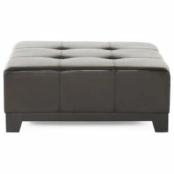 GDFStudio GDF Studio Avalon Espresso Brown Leather Ottoman -GDF sofa Shop 2861328a0237e295 2722 w800 h800 b1 p0