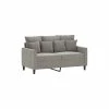 Vida XL International B.V. VidaXL 2-Seater Sofa Light Gray Velvet Living Room Lounge Seating Couch Settee -GDF sofa Shop 28d1de5103d92393 5871 w800 h800 b1 p0