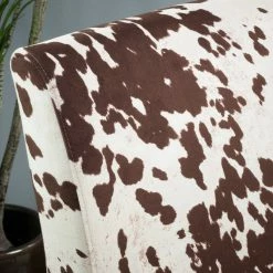 GDFStudio GDF Studio Kalee Contemporary Accent Chair, Cow Print, Matte Black, Fabric -GDF sofa Shop 292182d10f9315af 4008 w800 h800 b0 p0