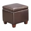 Coaster Home Furnishings Coaster Casual Faux Leather Storage Cube Ottoman, Brown -GDF sofa Shop 2931543c0925a055 7174 w800 h800 b1 p0