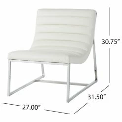 GDFStudio GDF Studio Kingsbury White Bonded Leather Lounge Accent Chair -GDF sofa Shop 29913ab6022e9a84 1625 w800 h800 b1 p0