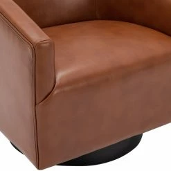 Comfort Pointe Geneva Charcoal Wood Base Swivel Chair, Caramel -GDF sofa Shop 29b1af5c0e500f13 6062 w800 h800 b0 p0