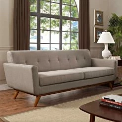 LexMod Engage Upholstered Fabric Sofa, Granite -GDF sofa Shop 2a21dc3800cd1c50 5357 w800 h800 b0 p0