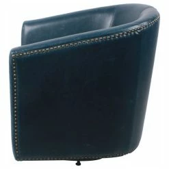 New Pacific Direct Inc. Ernest Bonded Leather Swivel Chair, Vintage Blue 9 New Pacific Direct Inc. Ernest Bonded Leather Swivel Chair, Vintage Blue -GDF sofa Shop 2a813ff60c34e19d 1893 w800 h800 b1 p0