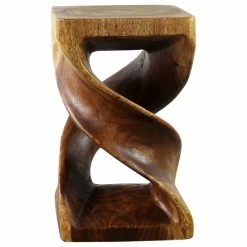 Kammika Import Export Co., Ltd (Thailand) Haussmann® Wood Double Twist Stool Table 12 In SQ X 20 In H Walnut Oil 9 Kammika Import Export Co., Ltd (Thailand) Haussmann® Wood Double Twist Stool Table 12 In SQ X 20 In H Walnut Oil -GDF sofa Shop 2b61c32a0efee19e 1805 w800 h800 b1 p0