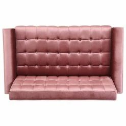 GDFStudio Aubrie Tufted Velvet Loveseat With Gold Tipped Tapered Legs, Blush, Gold Finish -GDF sofa Shop 2be1d17801dcf92a 1934 w800 h800 b1 p0