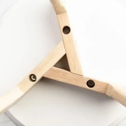 The Bianco Collection Cherie 15" Round Italian Carrara White Marble Side Table With Oak Legs -GDF sofa Shop 2d51c5ec0d5dc61c 1963 w800 h800 b0 p0