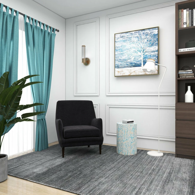 Brimfield & May Contemporary Blue Mother Of Pearl Accent Table 47336 11 Brimfield & May Contemporary Blue Mother Of Pearl Accent Table 47336 - Image 9