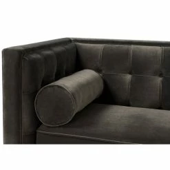 Jennifer Taylor Home Jack 84" Modern Tuxedo Tufted Sofa, Charcoal Gray Velvet -GDF sofa Shop 2d7188d70d83b83a 6614 w800 h800 b0 p0