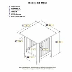 AFI Mission End Table In Walnut 9 AFI Mission End Table In Walnut -GDF sofa Shop 2d912f610f93b16c 4392 w800 h800 b1 p0