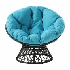 Office Star Products Papasan Chair With Blue Cushion And Gray Resin Wicker Frame -GDF sofa Shop 2da17bf8002221d4 8385 w800 h800 b1 p0