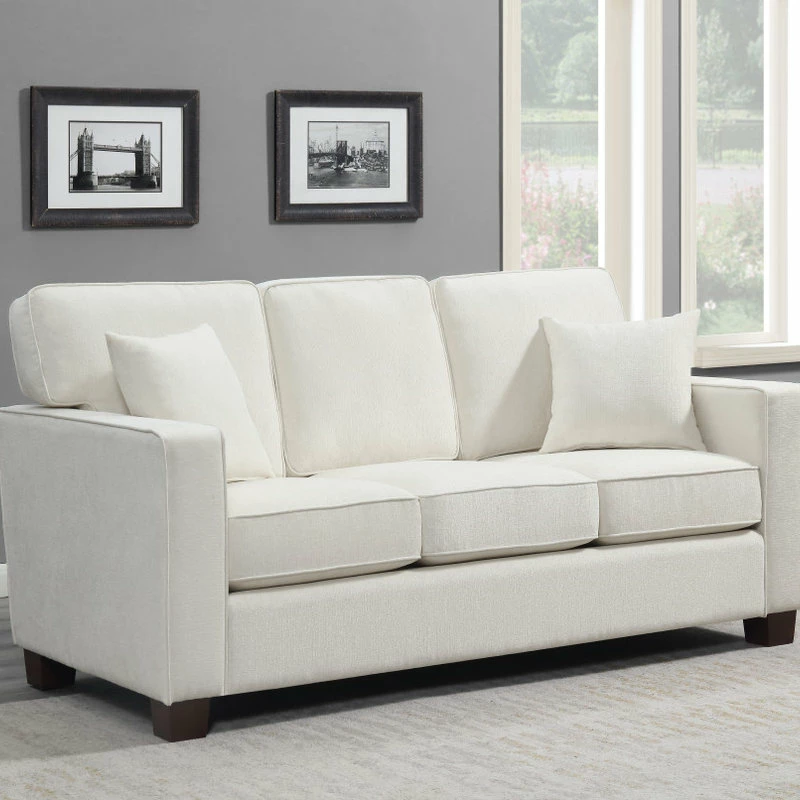 Office Star Products 3-Seater Sofa, Ivory 6 Office Star Products 3-Seater Sofa, Ivory - Image 4