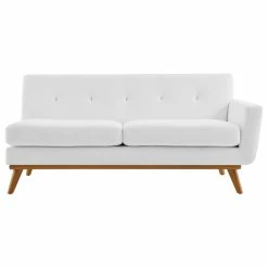 LexMod Engage Right-Arm Upholstered Fabric Loveseat, White -GDF sofa Shop 2f31472c01395442 1666 w800 h800 b1 p0