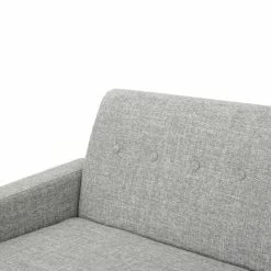 GDFStudio GDF Studio Stratford Mid Century Modern Fabric 3-Seat Sofa, Light Gray Tweed -GDF sofa Shop 3011fe4201e529cc 4477 w800 h800 b0 p0