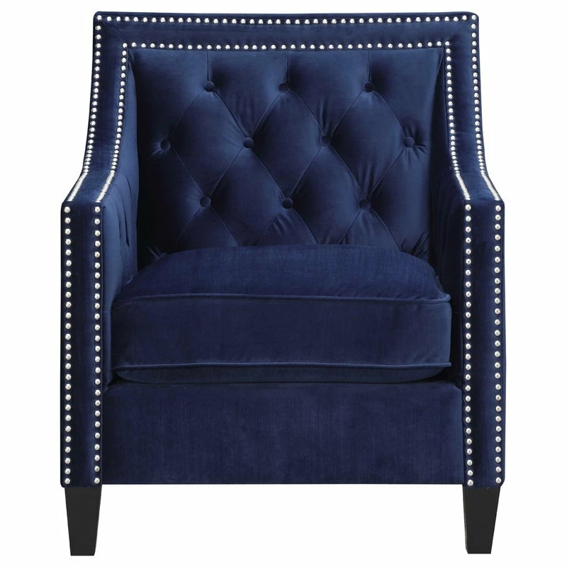 Picket House Teagan Accent Chair, Navy 3 Picket House Teagan Accent Chair, Navy
