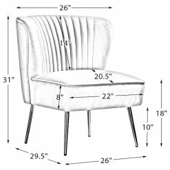 Karat Home Upholstered Side Chair, Set Of 2, Black -GDF sofa Shop 3151b84d037f326d 1966 w800 h800 b1 p0