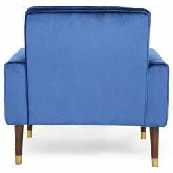 GDFStudio GDF Studio Betsy Modern Button-Tufted Waffle Stitching Velvet Armchair, Navy Blu -GDF sofa Shop 3171940901d7adb0 4909 w800 h800 b1 p0