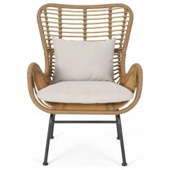 GDFStudio Gloria Indoor Wicker Club Chairs With Cushions, Set Of 2, Light Brown/Black/Beig -GDF sofa Shop 330190bb019cb810 8050 w800 h800 b1 p0