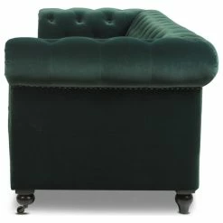 Jennifer Taylor Home Winston 91" Tufted Chesterfield Sofa, Forest Green Performance Velvet -GDF sofa Shop 335133b70d8cfe33 6692 w800 h800 b1 p0