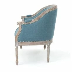 GDFStudio GDF Studio Megan Classical Tufted Loveseat, Blue, Fabric -GDF sofa Shop 3371b67c01c4472f 9144 w800 h800 b1 p0